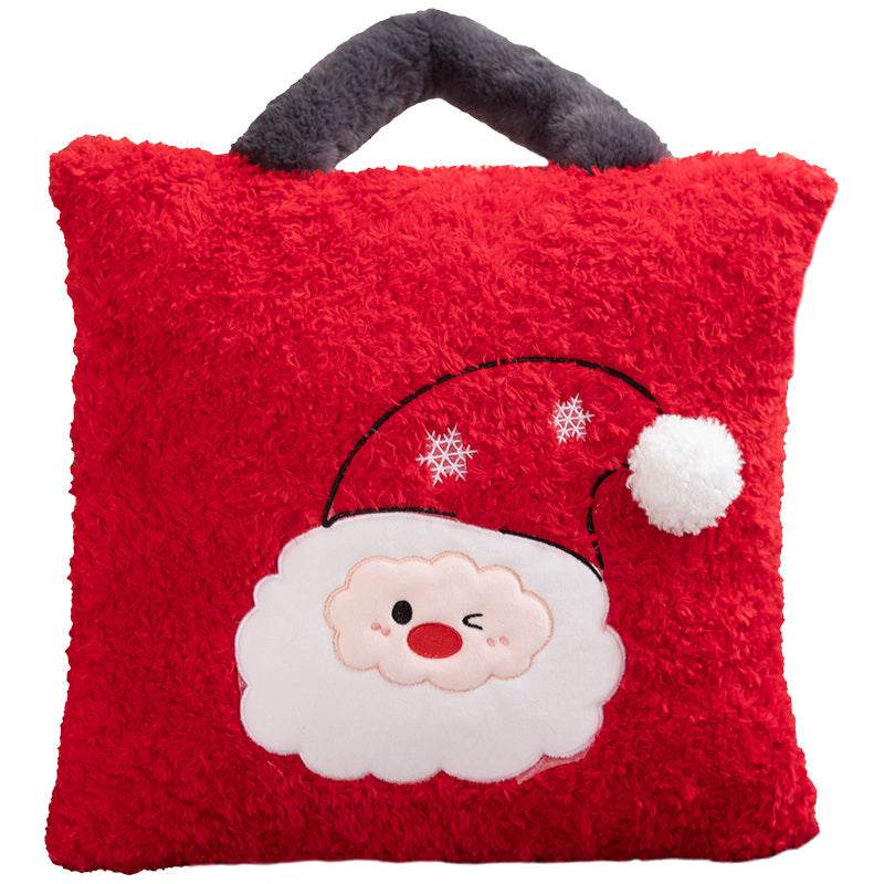 Подушка новогодняя Reindeer Santa Decor - Boxette Shop